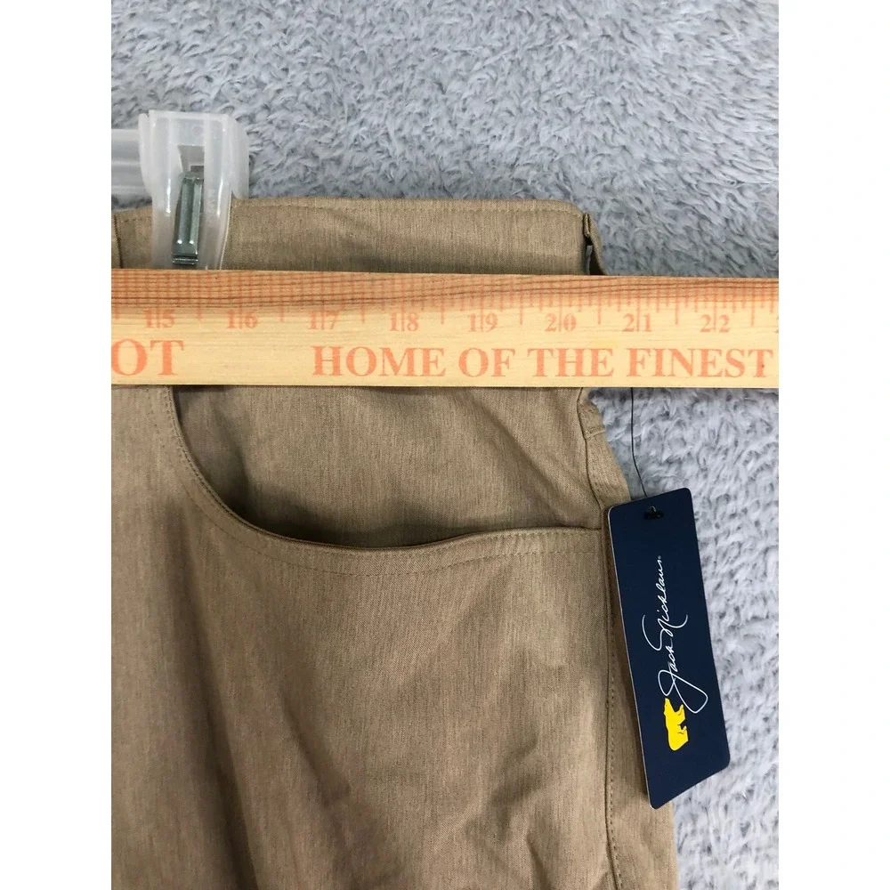 Jack Nicklaus Pants Men 40x30 Chinchilla NWT Golf Stretch Performance UPF 50